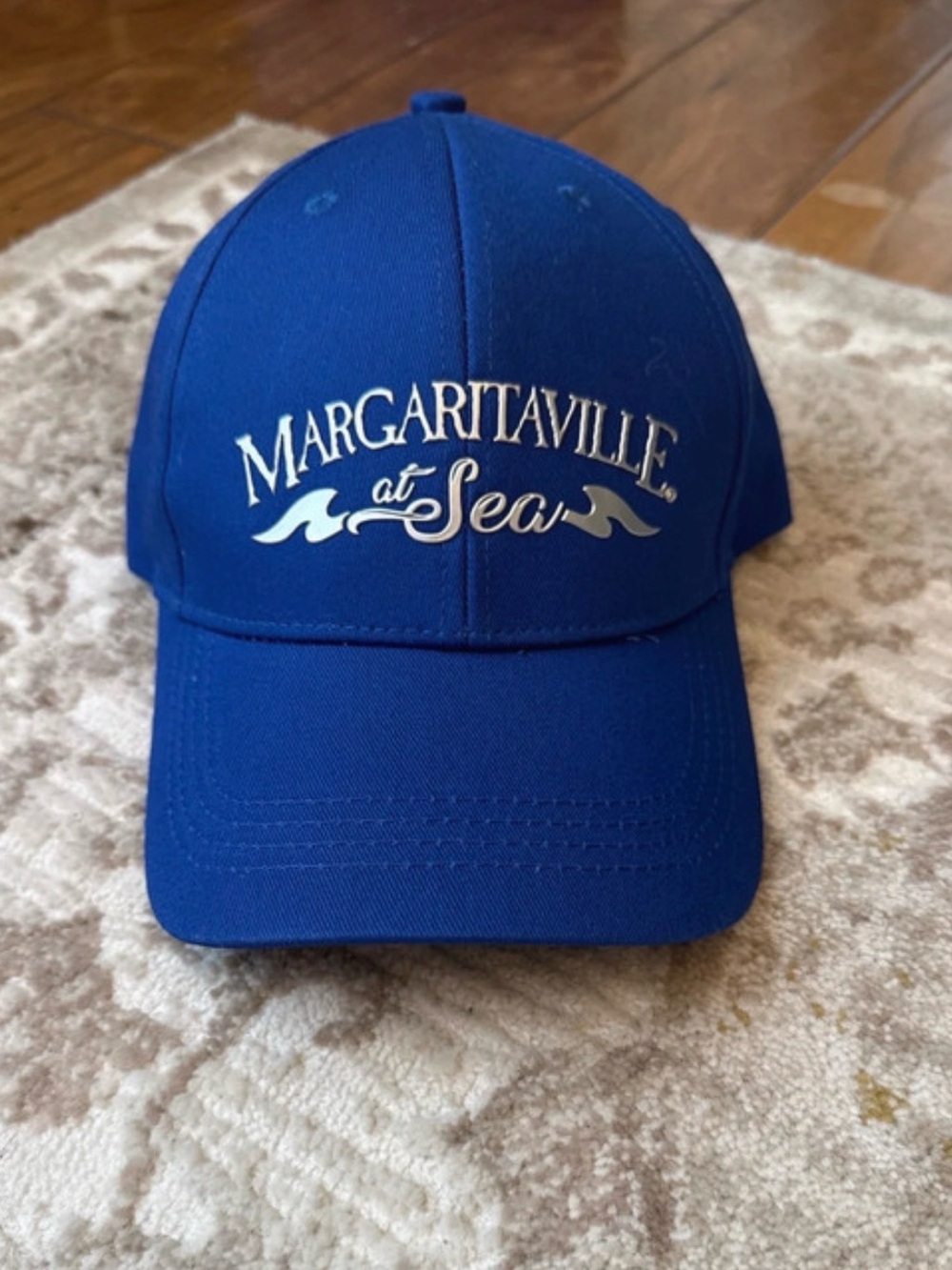 Margaritaville Kids Royal Blue Baseball Hat with White Logo